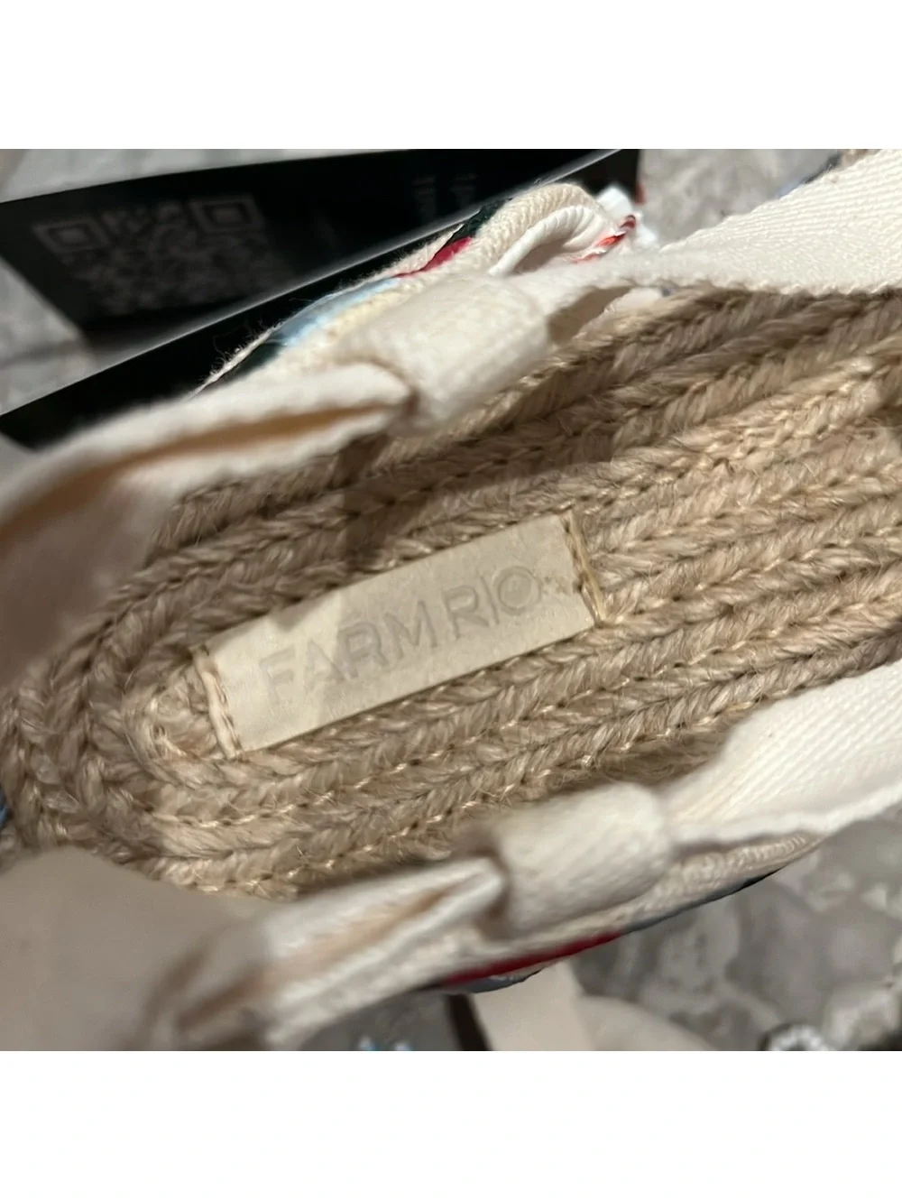 FARM Rio Paradise Bead Embellished Espadrille Platform Shoes Size 11 NWT+DustBag